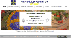 Desktop Screenshot of freireligioese-offenbach.de